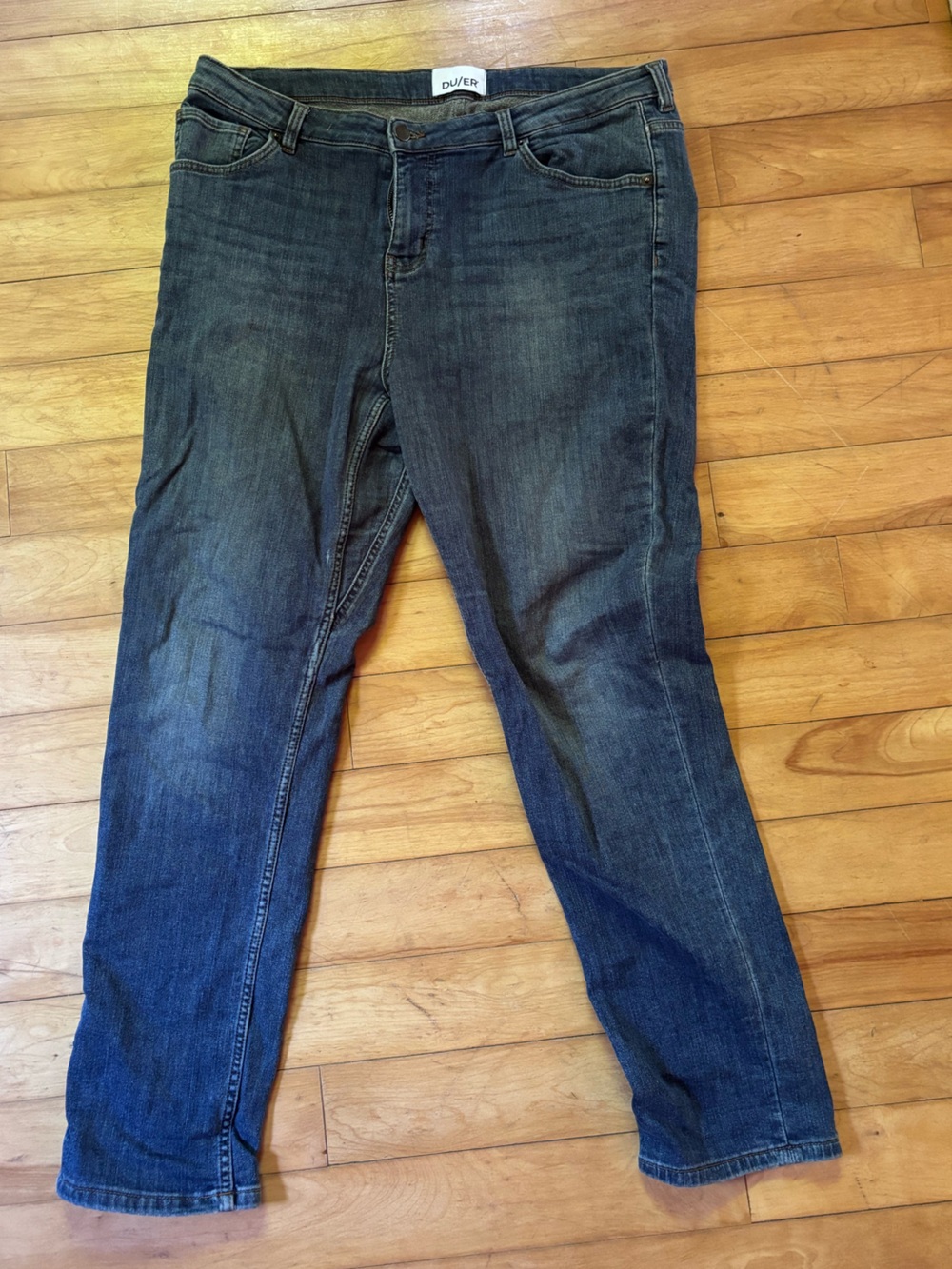 Classic Dark Blue Denim Jeans